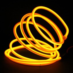 Moto tuning naranja neón
