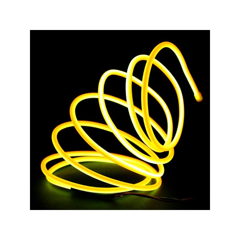 Neón ocio creativo amarillo