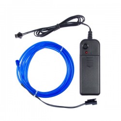 Neon flexible déco fête bleu - 2m