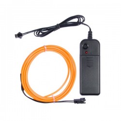 Neon flexible déco fête orange - 2m
