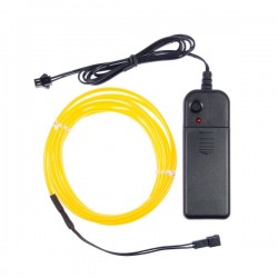 Neon flexible yellow party decoration - 2m