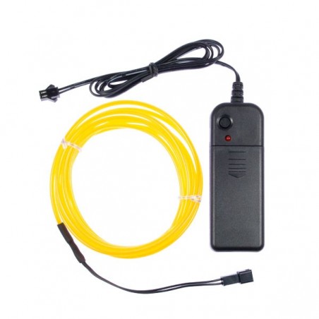 Neon flexible Partydeko gelb - 2m