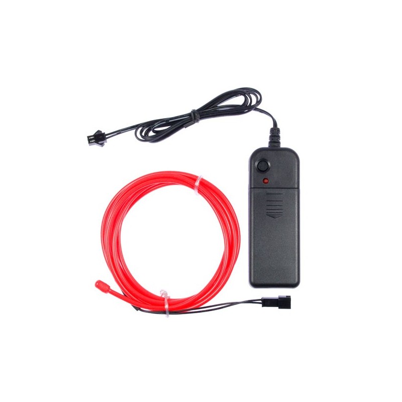 Neon flexible Partydeko rot - 2m
