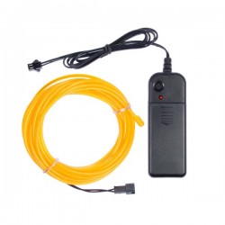 Neon flexible déco fête jaune - 5m