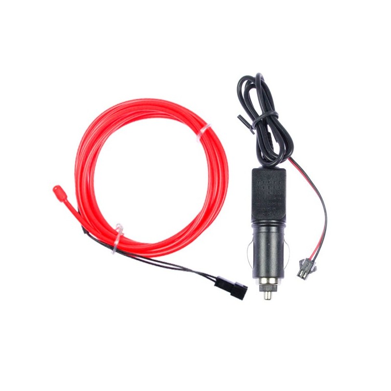 Neon flexible car tuning red - 2m