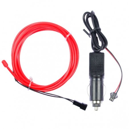 Neón flexible tuning coche rojo - 2m