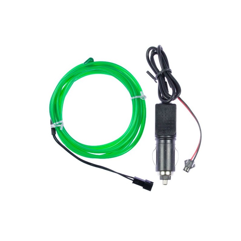 Neon-Schlauch Autotuning grün - 2m