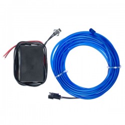 Neon flexible tuning auto bleu - 5m - diam. 3mm