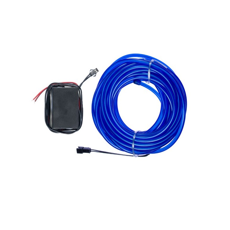 Neon flexible car tuning blue - 10m - diam. 5mm
