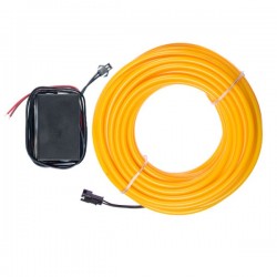 Neon flexible tuning auto jaune - 10m - diam. 5mm