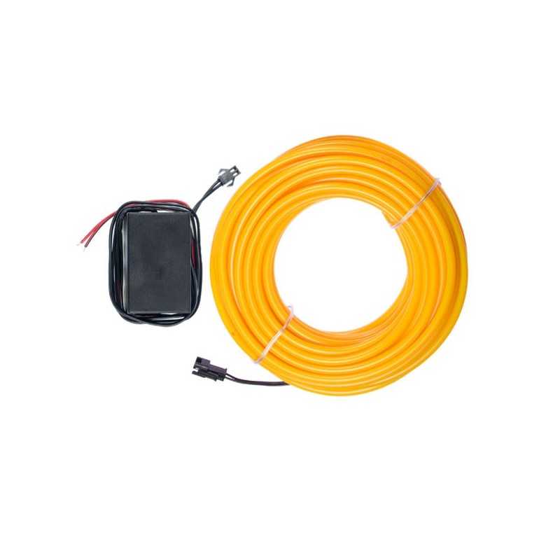 Neonschlauch Autotuning gelb - 10m - Durchm. 5mm