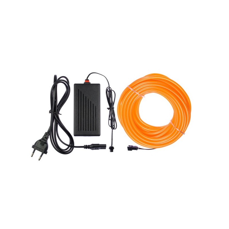 Neonschlauch für Hausdekoration orange - 10m + Blinklicht