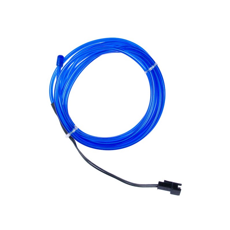 Azul neón suave y flexible - 2m - diám. 3mm