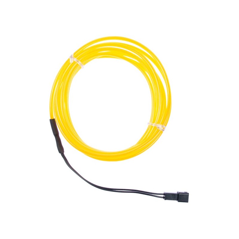 Neon weich und flexibel gelb - 2m - Durchm. 3mm
