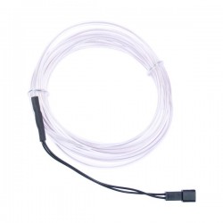 Neon weich und flexibel weiß - 2m - Durchm. 3mm