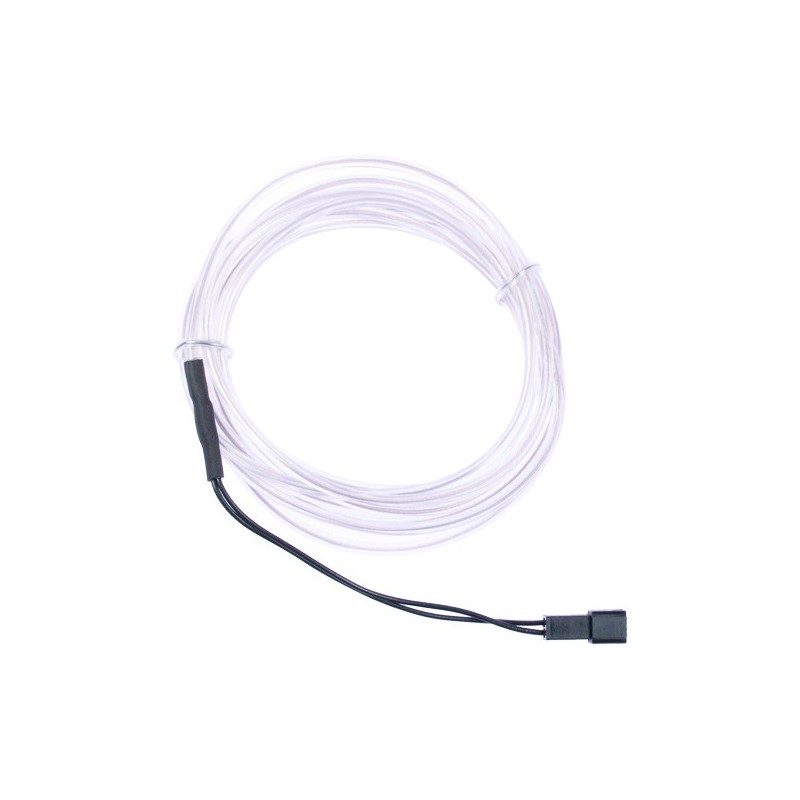 Luz de neón blanca flexible - 2m - diam. 3mm
