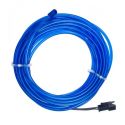 Neon weich und flexibel blau - 5m - Durchm. 3mm