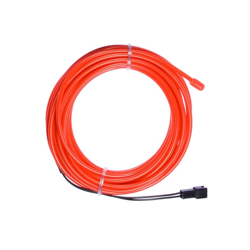 Flexible red neon - 5m - diam. 3mm