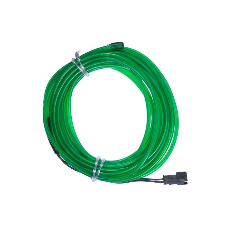 Verde neón suave y flexible - 5m - diám. 3mm