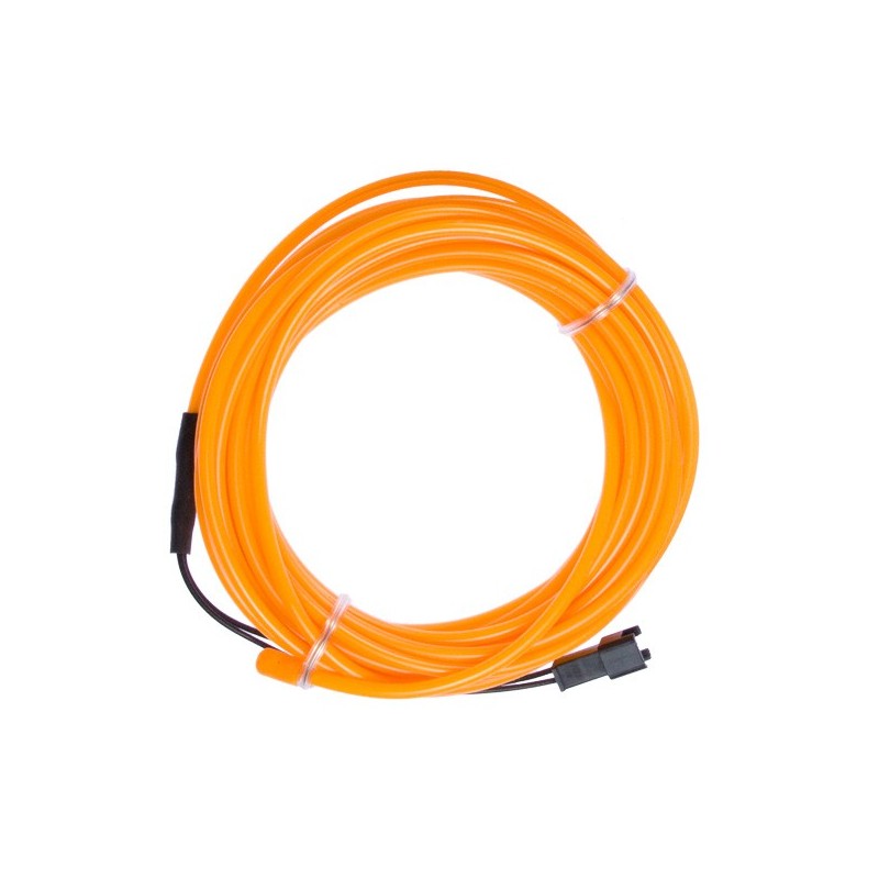 Neon weich und flexibel orange - 5m - Durchm. 3mm