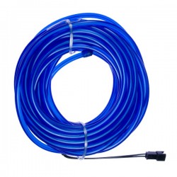 Neon weich und flexibel blau - 10m - Durchm. 5mm