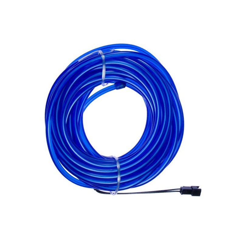 Neón flexible azul - 10 m - diám. 5 mm