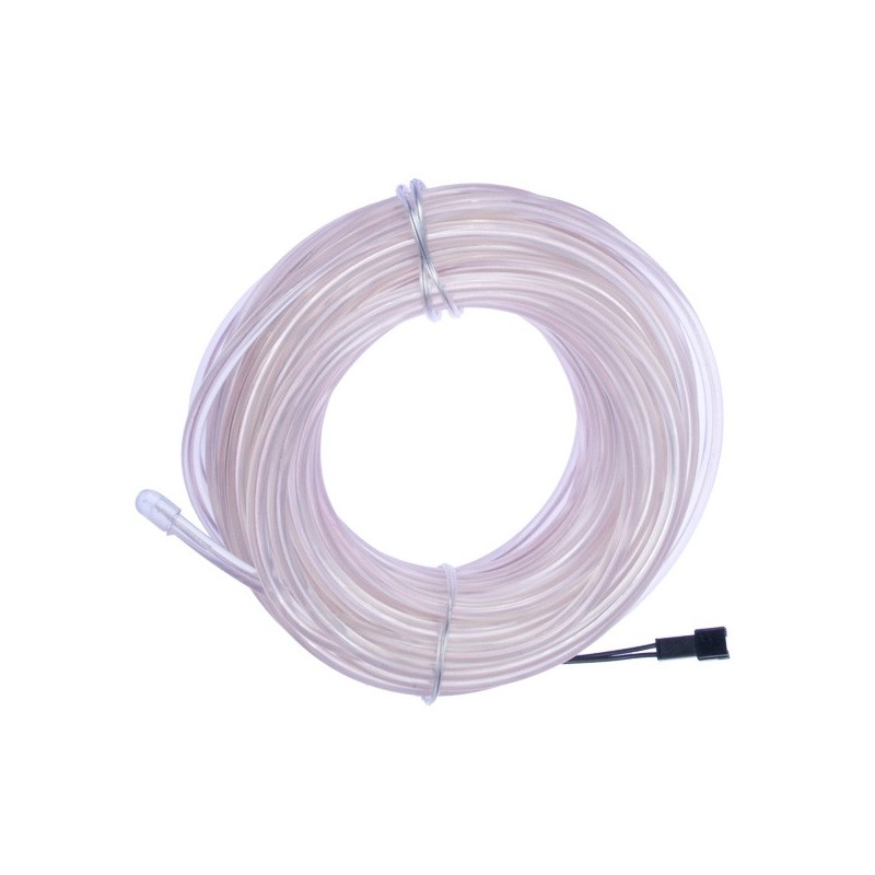 Luz de neón blanca flexible - 10 m - diám. 5 mm