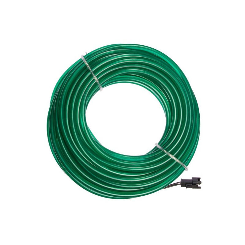 Verde neón suave y flexible - 10 m - diám. 5 mm