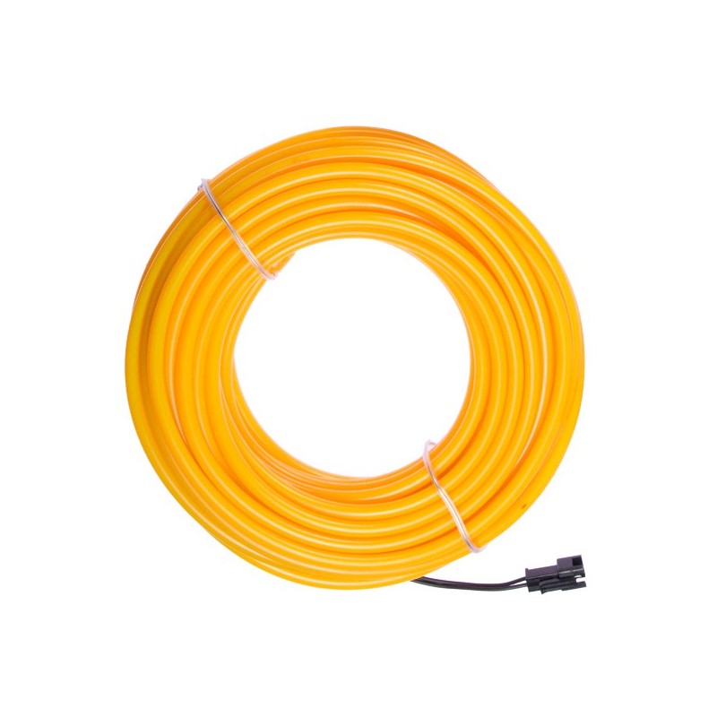 Flexible yellow neon - 10m - diam. 5mm