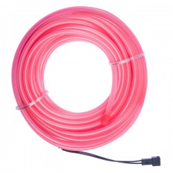 Neon souple et flexible rose - 10m - diam. 5mm