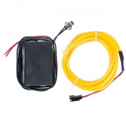 Neon tuning auto flexiforme jaune