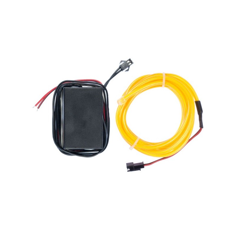 Neón tuning moto flex amarillo