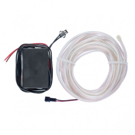 Neon tuning white flexi motorcycle