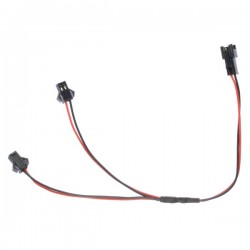 Conector 2 cables luminosos flexible