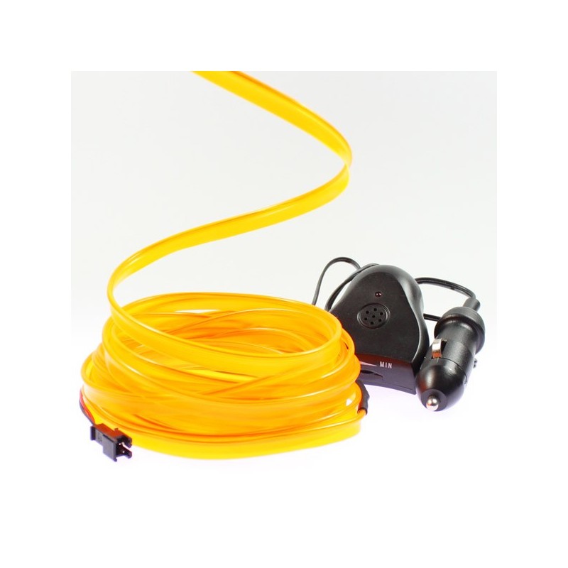 El wire orange collerette 5m - tuning auto + sound sensor