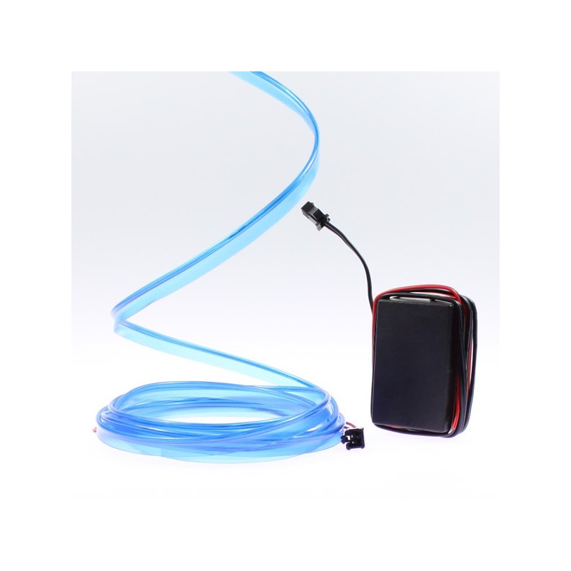 Cable luminoso cuello azul tuning PC - 2m