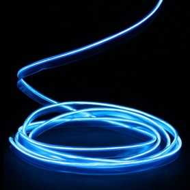 Cable luminoso cuello azul tuning PC - 2m