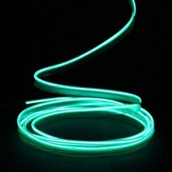Fil lumineux vert collerette tuning PC - 2m