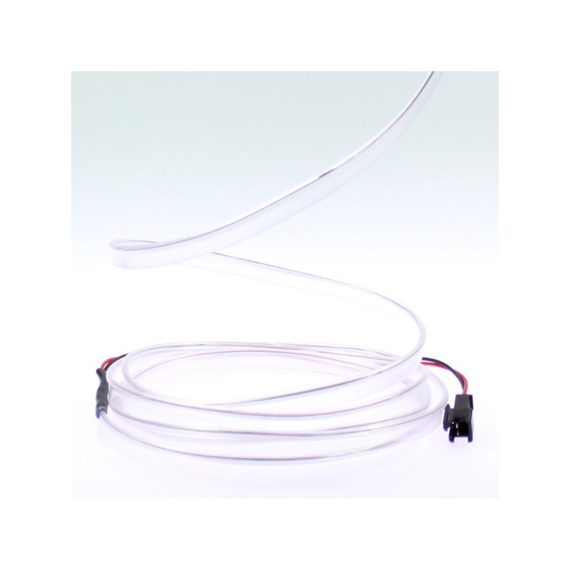El wire white collar - 2m