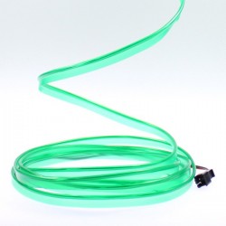 Fil lumineux vert collerette - 2m