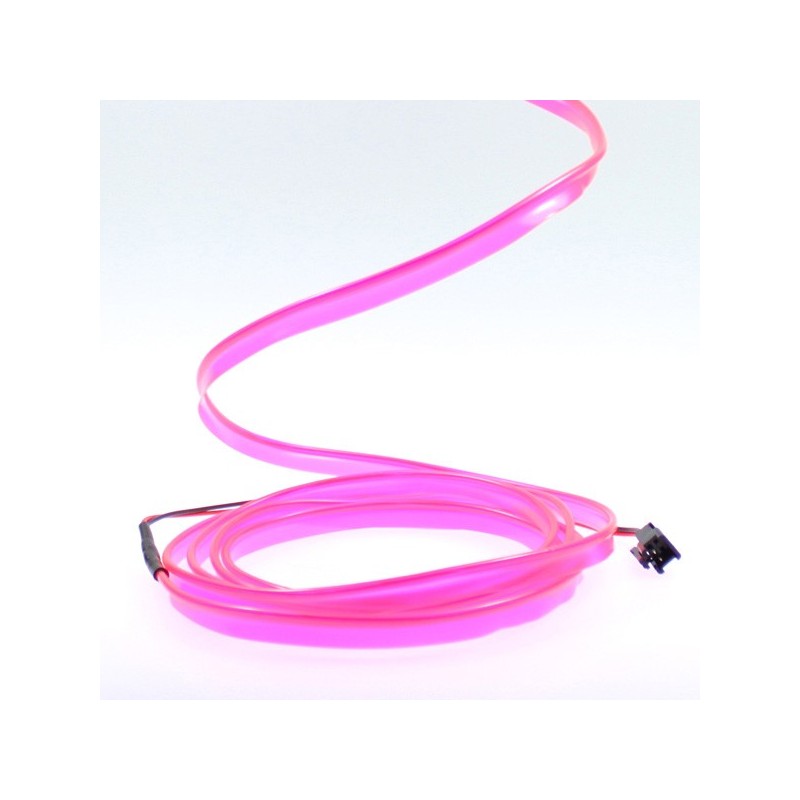 El wire pink collar - 2m