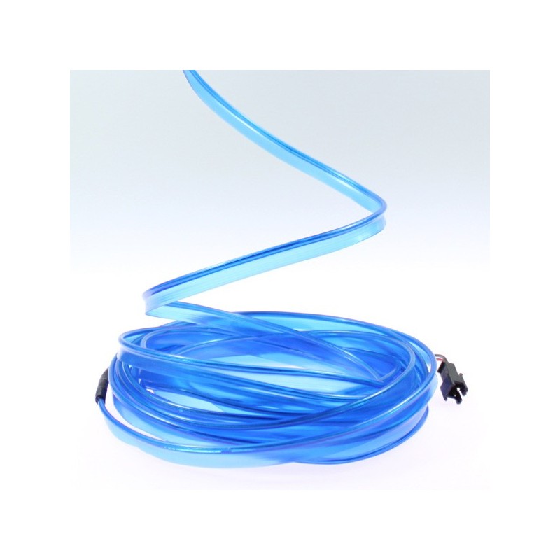 Cable luminoso cuello azul - 5m
