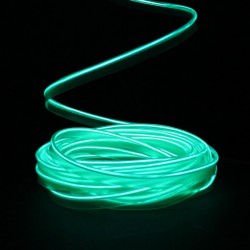 Fil lumineux vert collerette - 5m