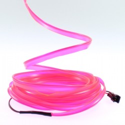 Cable luminoso cuello rosa - 5m