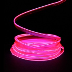 Fil lumineux rose collerette - 5m