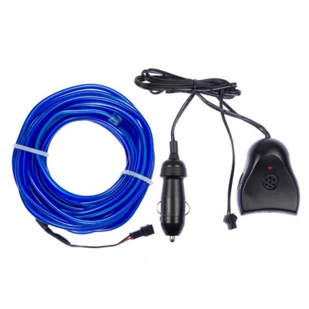 Flexible Neonröhre in Blau Autotuning + Tonabnehmer