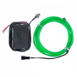 Neon flexible tuning auto vert - transformateur 12V - 2m