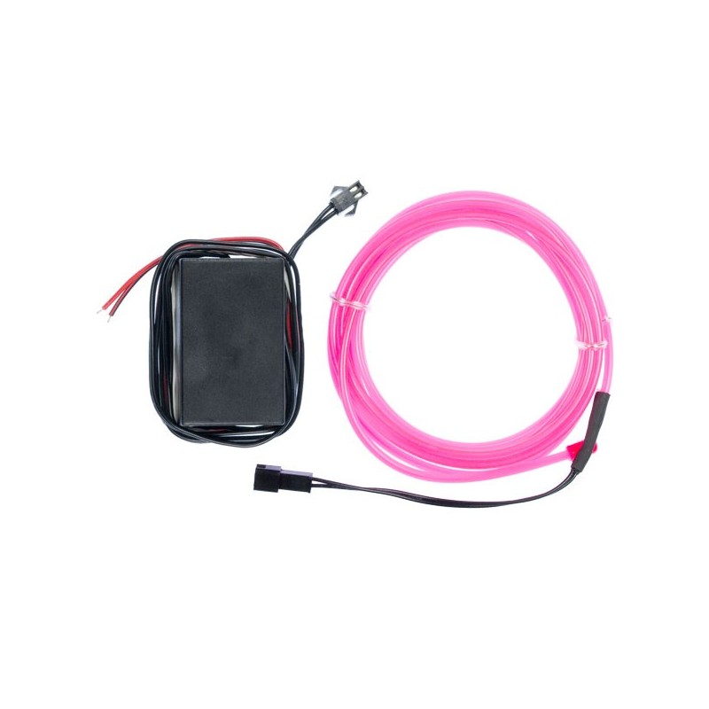 Neon flexible Autotuning rosa - Transformator 12V - 2m