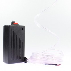 El wire white collar 5m with inverter 220V + flashing 