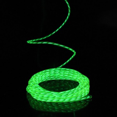 El Wire Animated Limonengrün 2m Tuning Kit